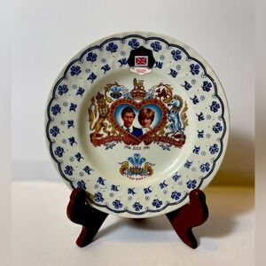 Prince Charles & Lady Diana Special Edition Commemorate Marriage Plate Vintage